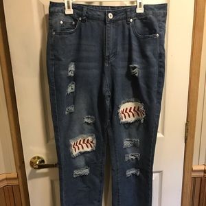 Baseball jeans. Size xl brand new never worn